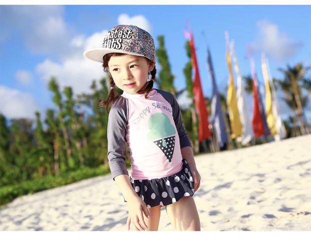 girl swimwear uv protection