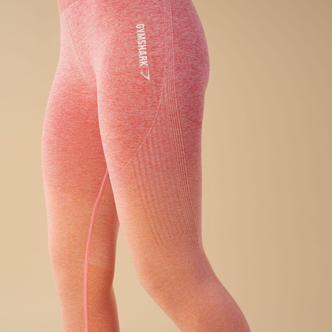Gymshark ombre seamless peach coral deals