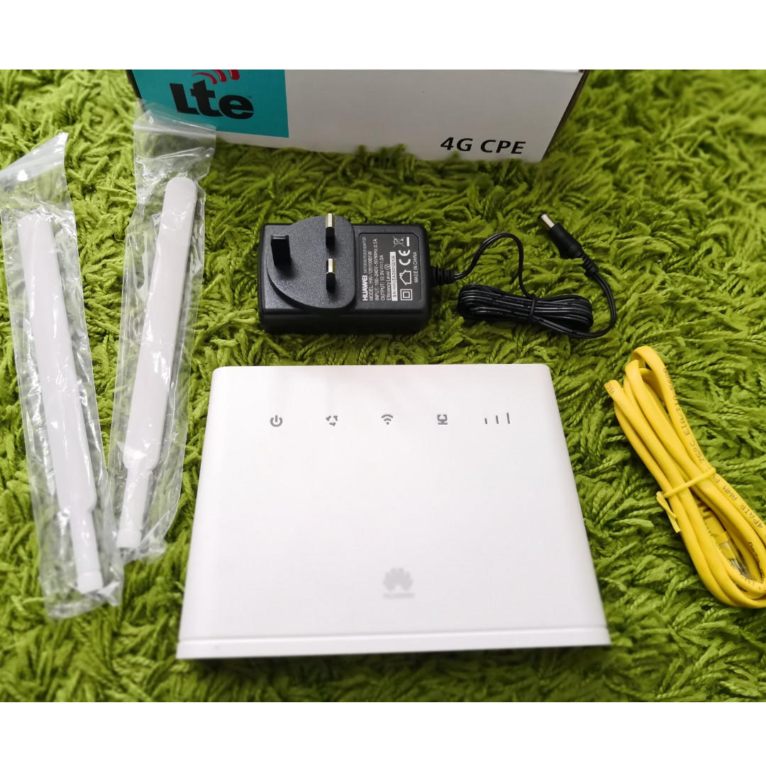 Huawei B310s22 4G LTE Router Modem Wifi Sim Card Support RJ11 Land Phone B310, Computers & Tech