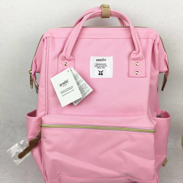 olive green pink backpack
