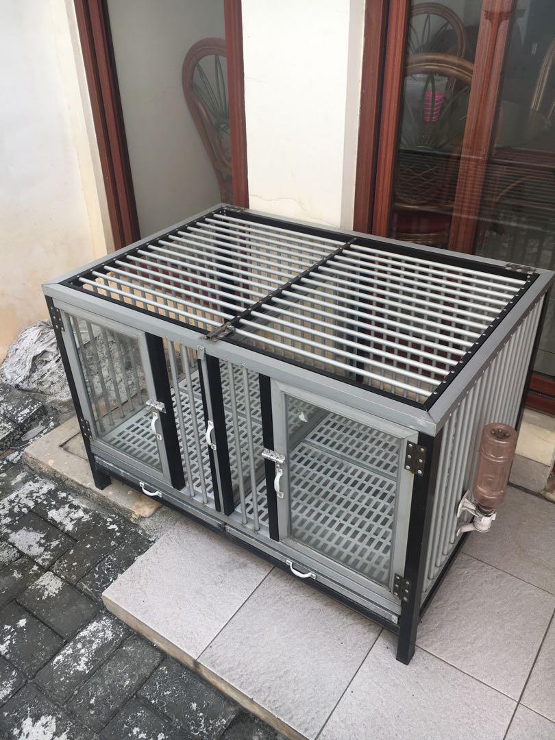 Kandang Anjing Aluminium Pet Supplies Accessories On Carousell