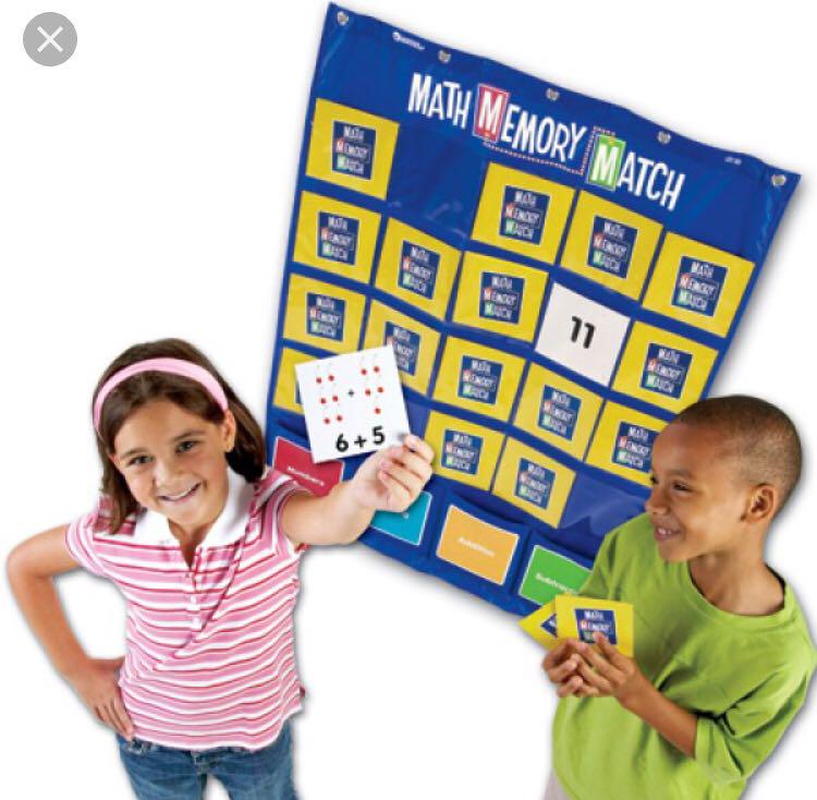 Learning resources math memory match (Category: Educational & Learning Toys) located in Singapore. Submitted by onlineselling1 (Listing ID 181014025, Image 1). Description: Play once..