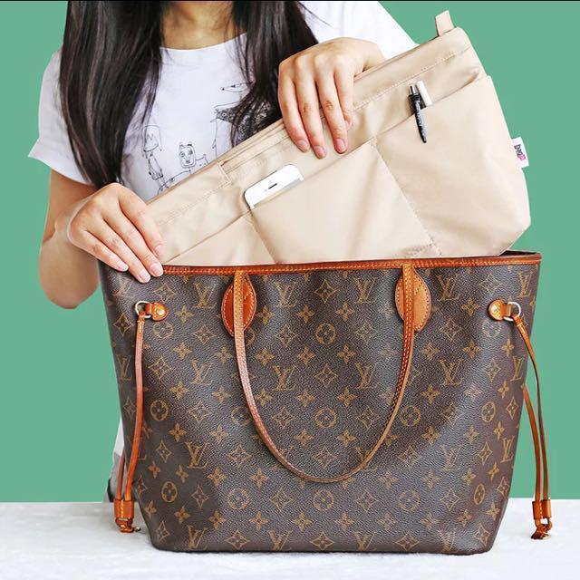 LV Louis Vuitton Neverfull bag Insert Organiser, Women's Fashion, Bags &  Wallets, Purses & Pouches on Carousell