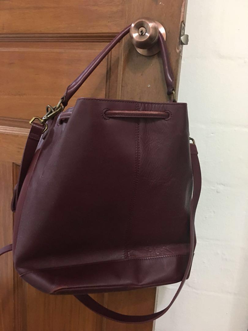 MADEWELL Lafayette Bucket Bag USED Women s Fashion Bags Wallets Tote Bags on Carousell