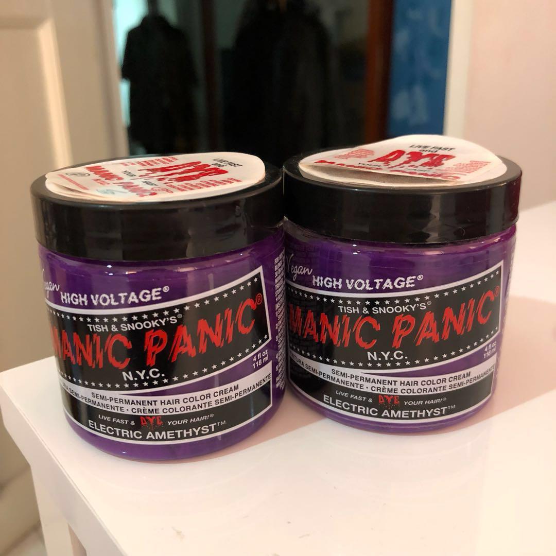 Manic Panic Electric Amethyst™ - High Voltage® Classic Cream Formula Hair  Color, Beauty & Personal Care, Hair on Carousell