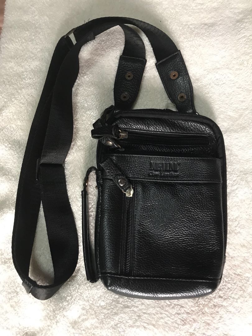 Mcjim leather sling bag