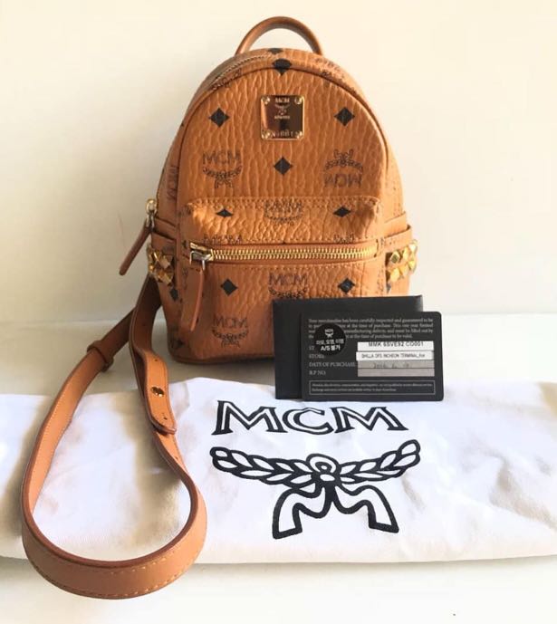 Mcm bebeboo cognac top