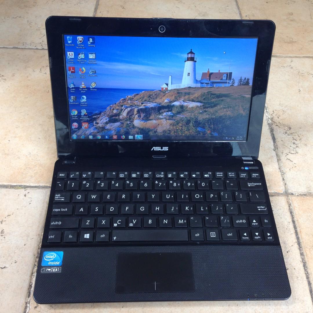 Netbook Asus 1015e Ram 2gb Hdd 320gb Warna Biru Elektronik Komputer Desktop Di Carousell