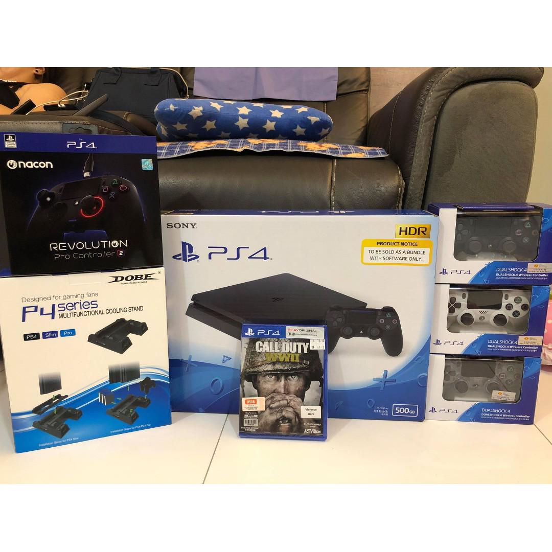 New Ps4 With Call Of Duty Ww2 Toys Games Video Gaming Consoles On Carousell