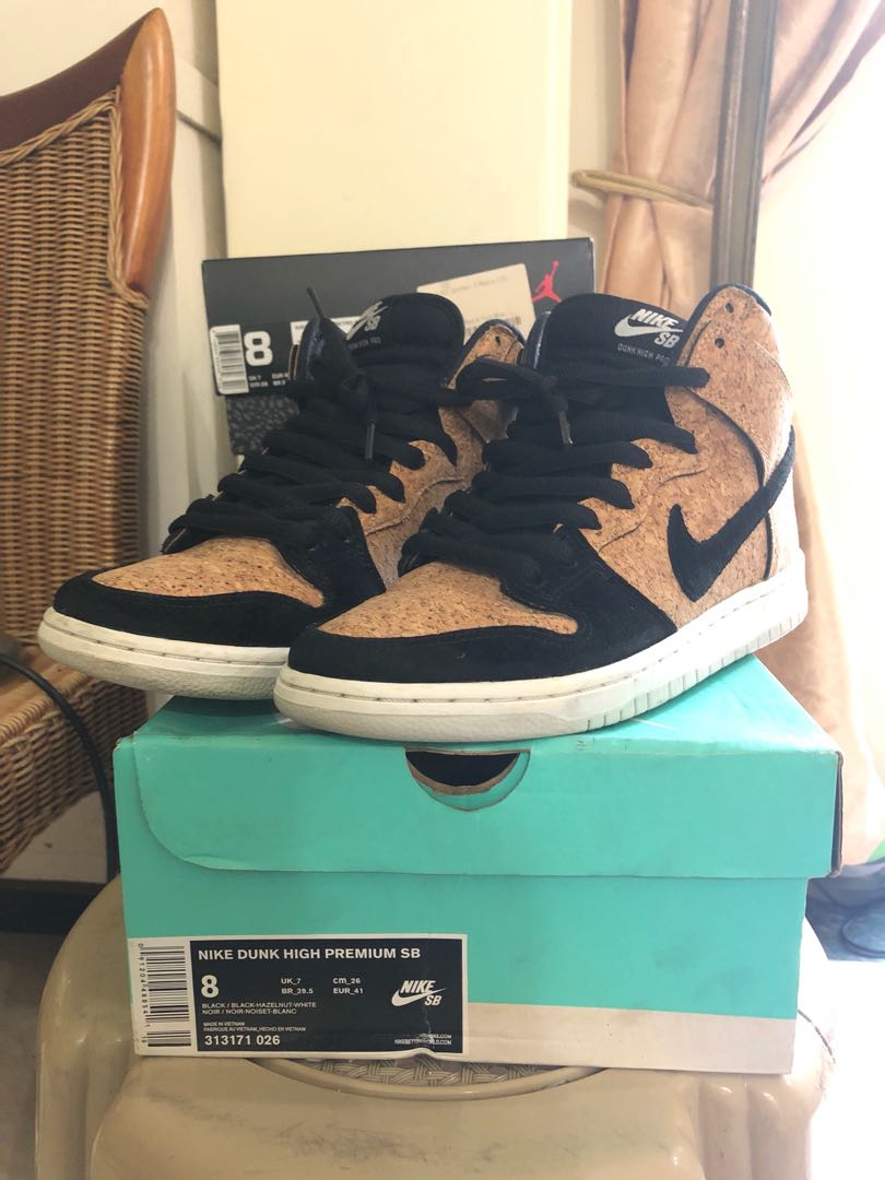 nike dunk high cork