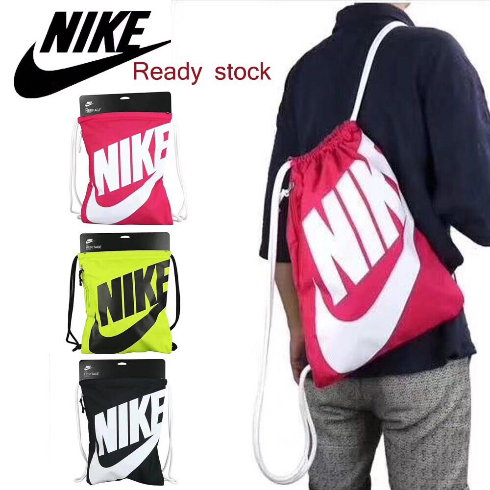 nike heritage string bag