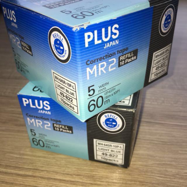 Plus Mr2 Mini Japan Wh 665 Correction Tape Refill Books Stationery Stationery On Carousell