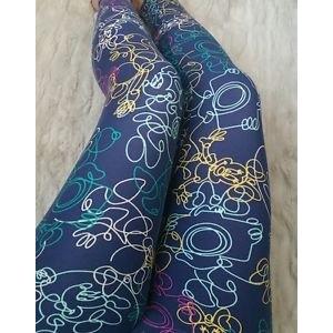 PRE ORD AVAIL 30JUL LuLaRoe Disney Minnie Graffiti OS Leggings Women s Fashion Bottoms Other Bottoms on Carousell