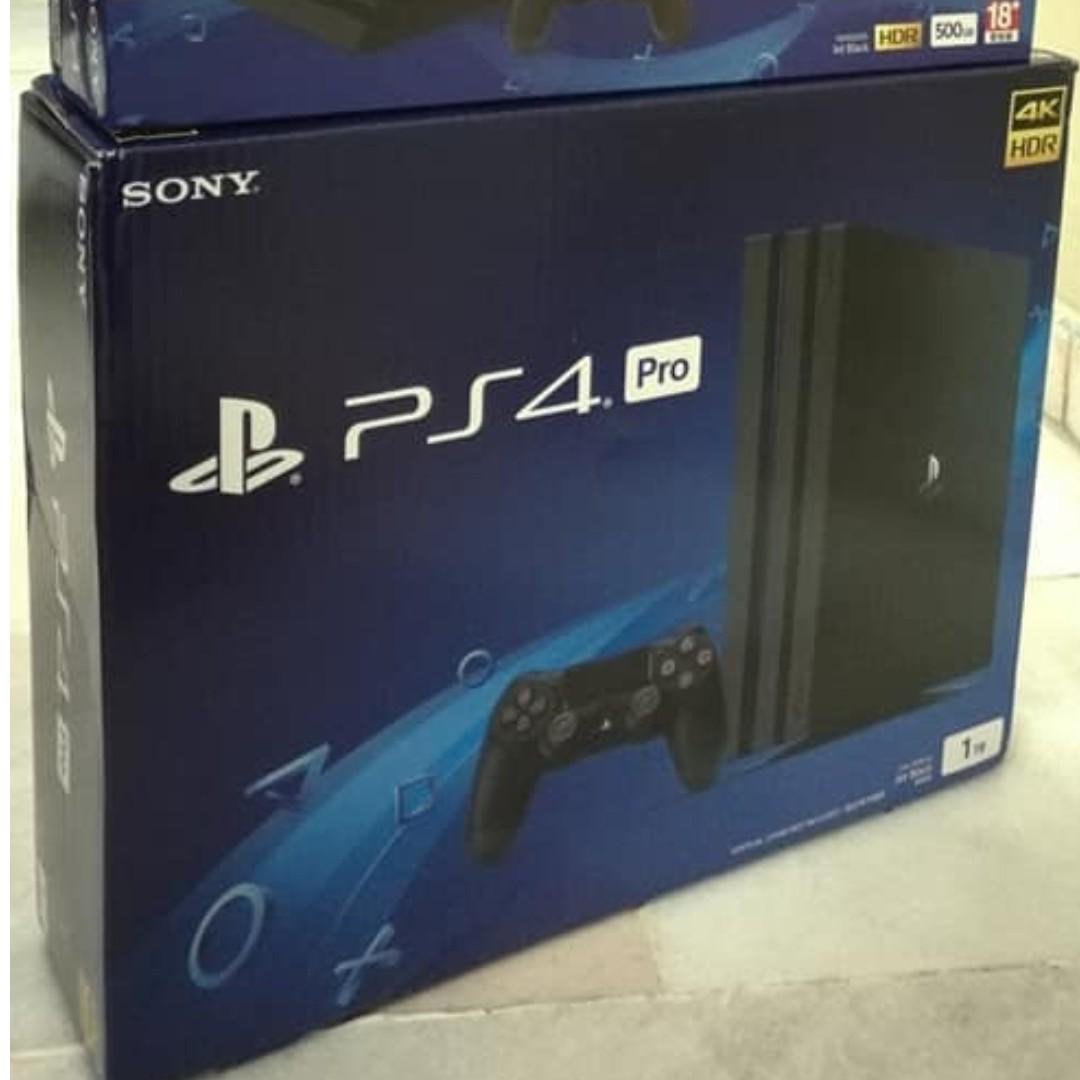 Ps4 Pro 1tb With Games Like New Bought On 2018 Still Under Warranty Sony Malaysia Video Gaming Video Game Consoles On Carousell