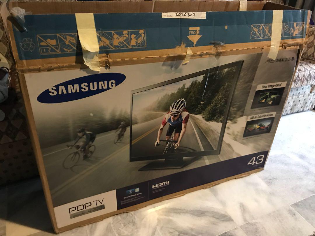 samsung ps43f4000 plasma tv 43", TV & Home Appliances, TV