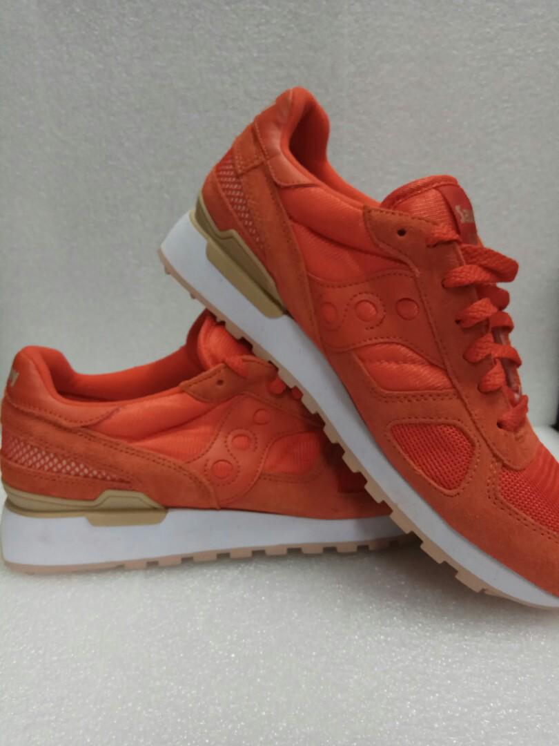 Saucony Lifestyle Shadow Original Bright Cherry Orange Men s Fashion Footwear Sneakers on Carousell
