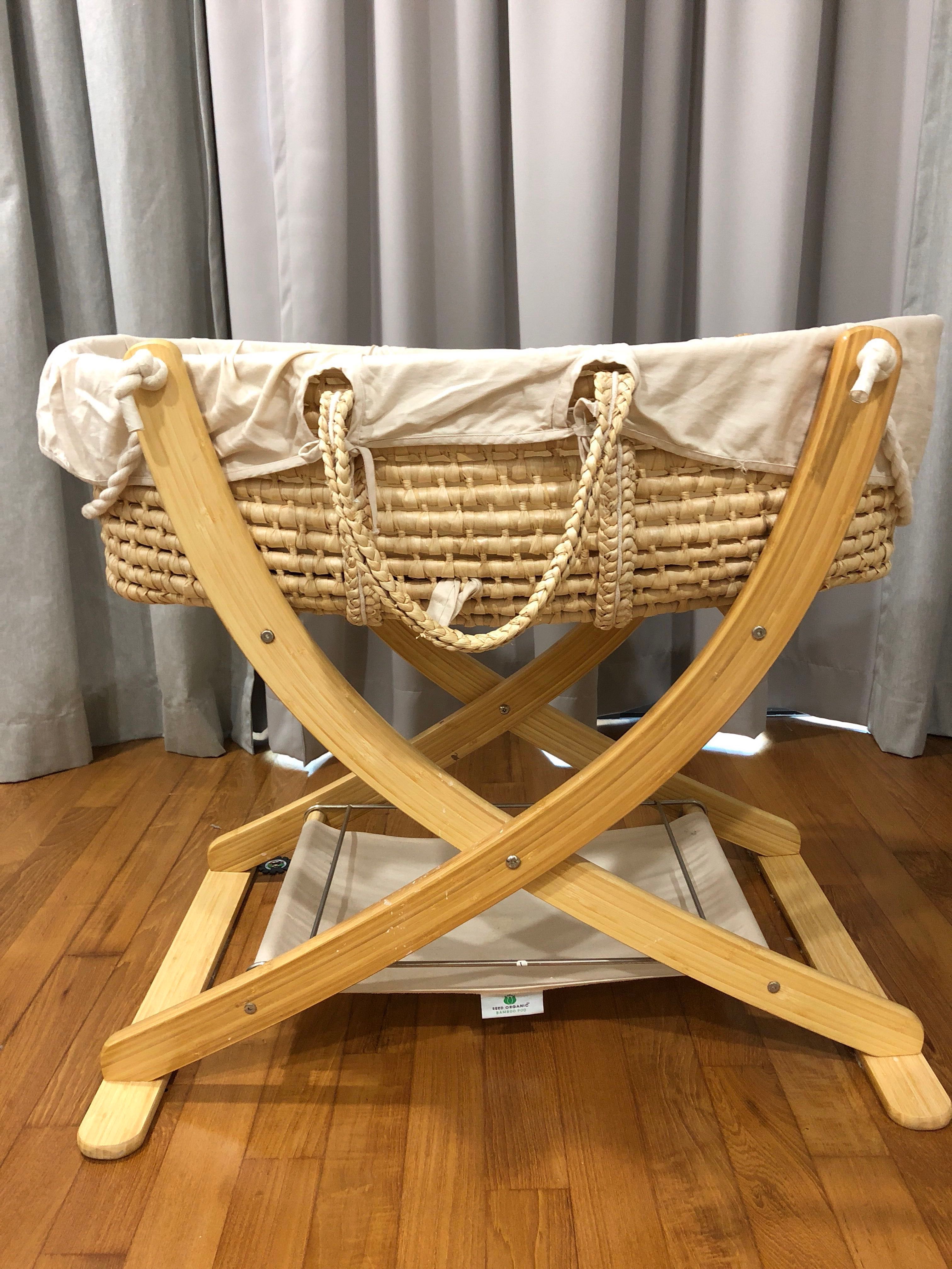 bamboo baby cot