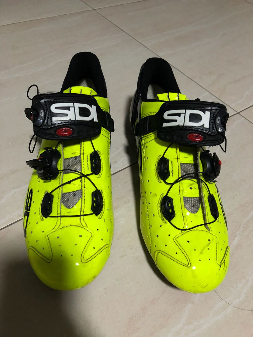 シディ SIDI WIRE かわいかっ CARBON VERNICE 蛍光イエロー 27.0