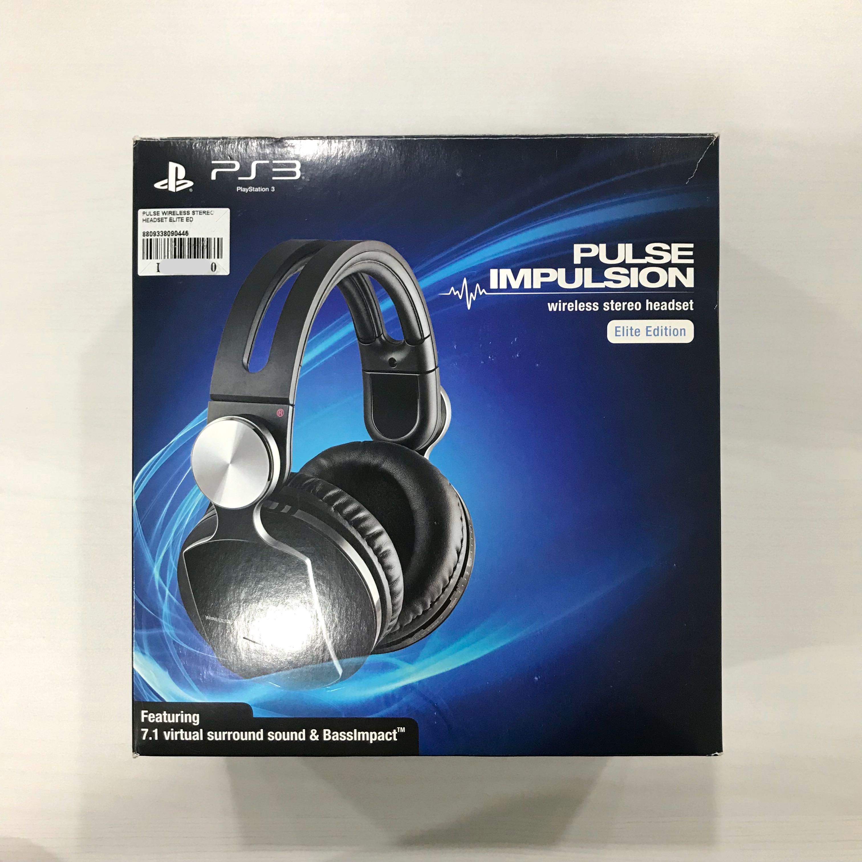 Sony PULSE Wireless Stereo Headset - Elite Edition for PlayStation 4,  PlayStation 3 and PS Vita 
