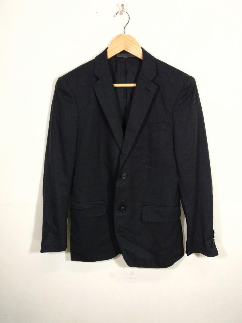 Uniqlo stretch wool top slim fit jacket review