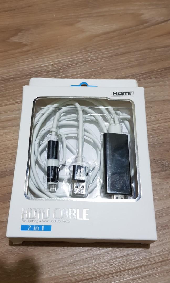 Usb hdmi cable for galaxy note 5 to pair up TV Computers Tech Parts Accessories Cables Adaptors on Carousell