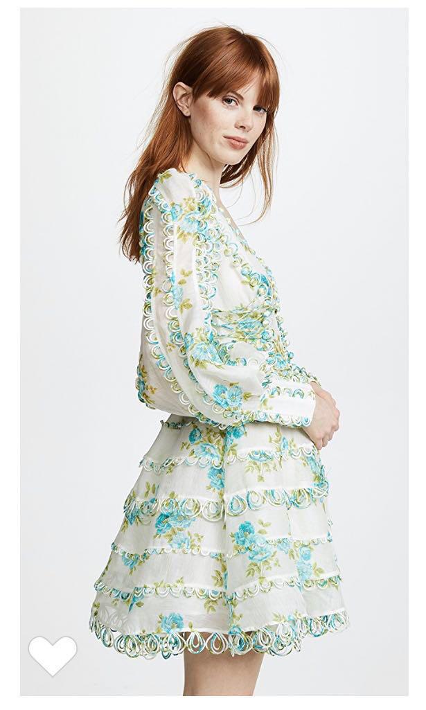 White Wave Honeymooners Mini Dress 