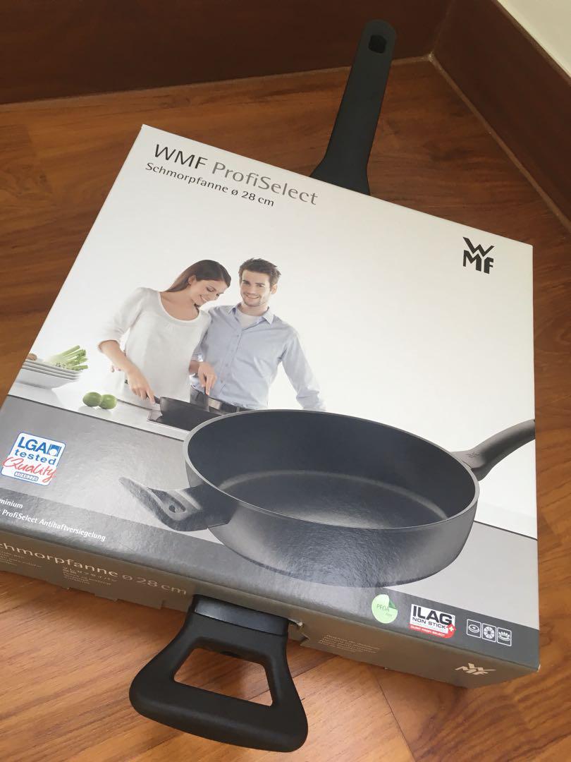 Ontvanger paradijs Behandeling WMF ProfiSelect 28cm frying pan, Furniture & Home Living, Kitchenware &  Tableware, Cookware & Accessories on Carousell