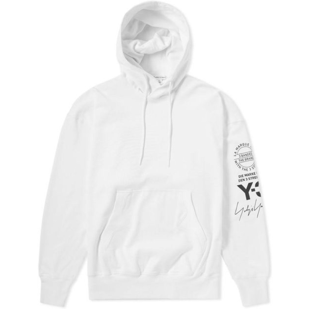Y3 stacked logo discount hoodie