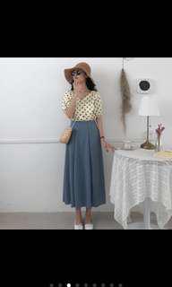 Rok korea korean skirt chiffon