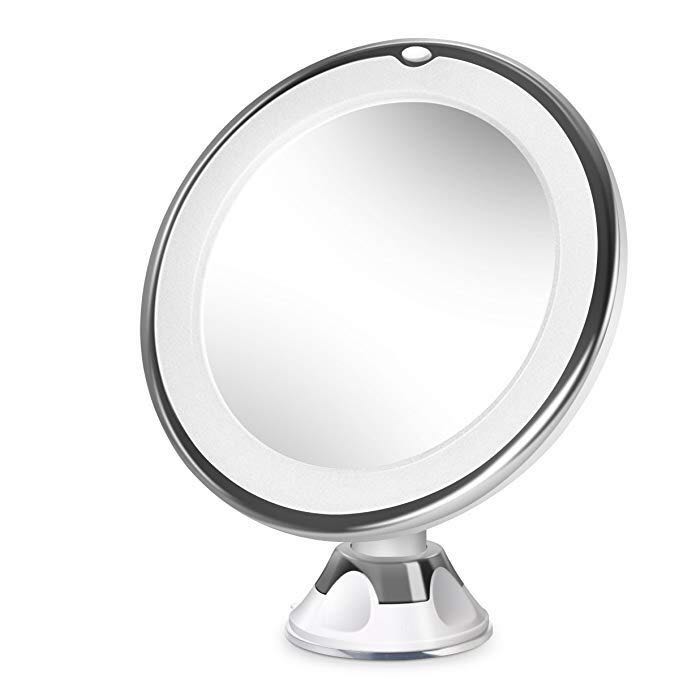 10x Magnifying Mountable Led Vanity Mirror
