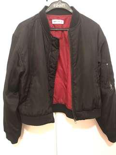 Tigermist Black Bomber Jacket Size S