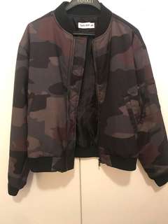 Tigermist Camo Bomber Jacket Size XS
