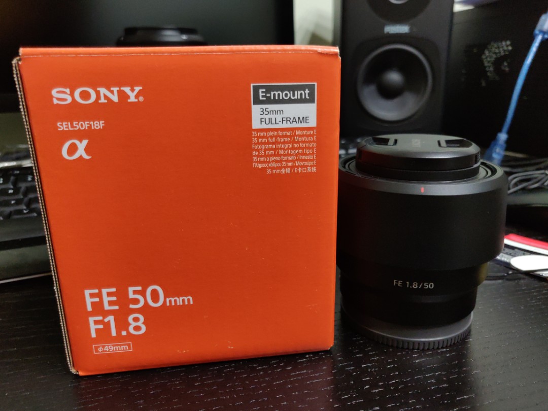 99%新Sony FE 50mm F1.8 SEL50F18F 有保, 攝影器材, 鏡頭及裝備 ...