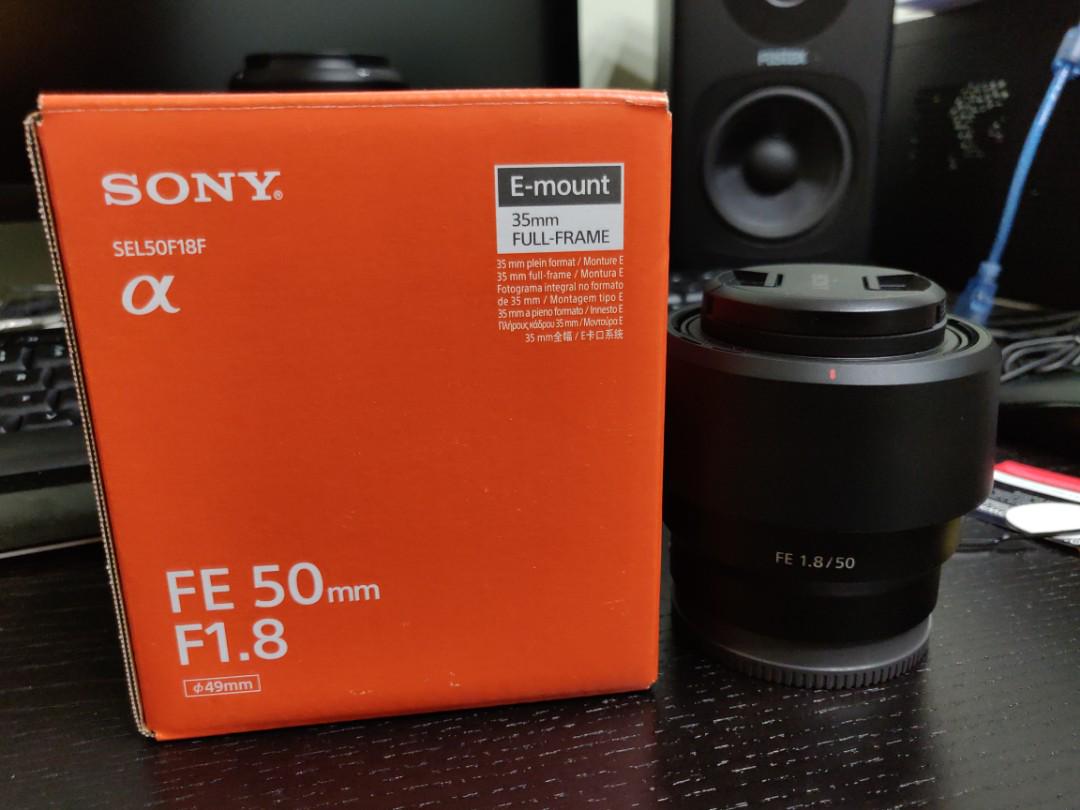 99%新Sony FE 50mm F1.8 SEL50F18F 有保, 攝影器材, 鏡頭及裝備- Carousell