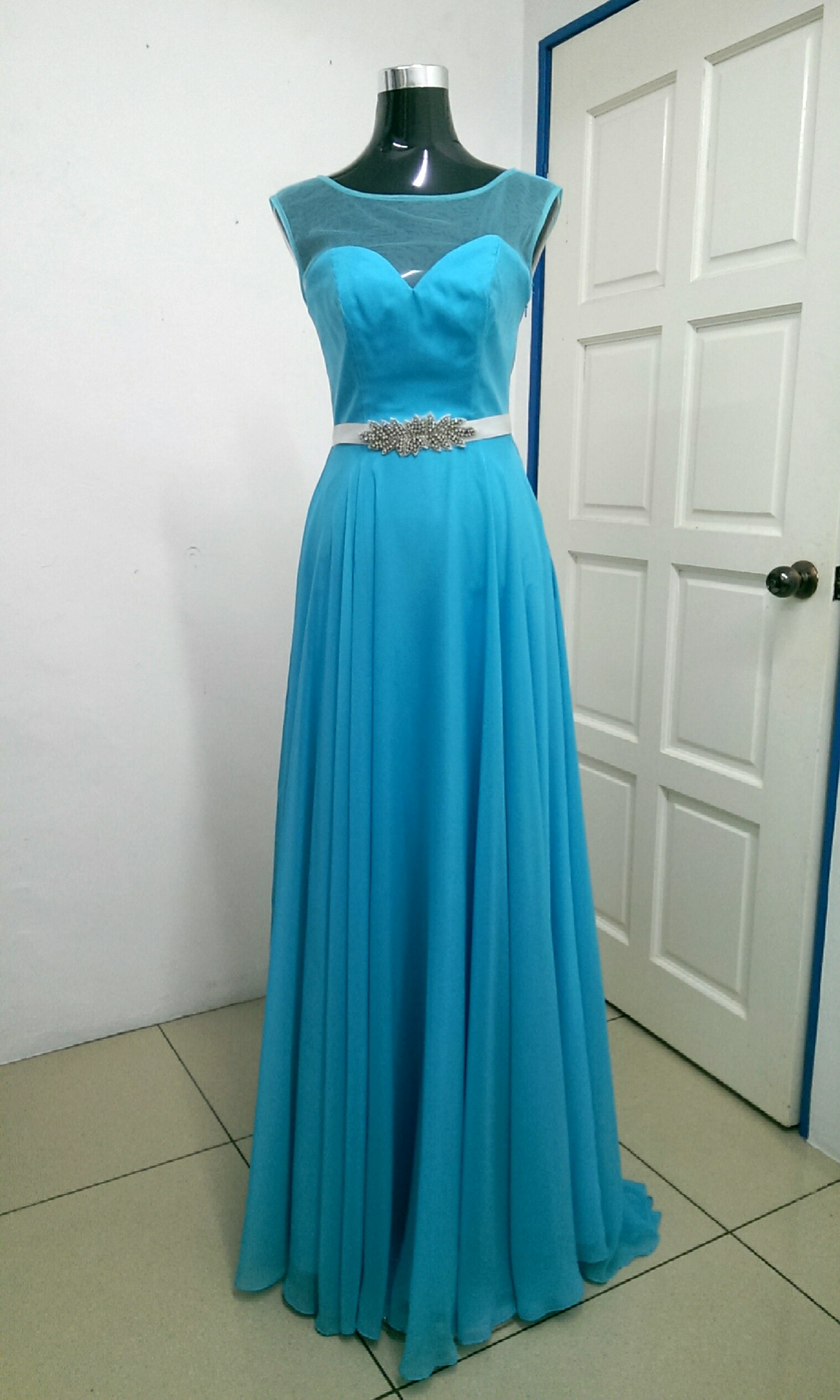 Aquamarine Evening Dress