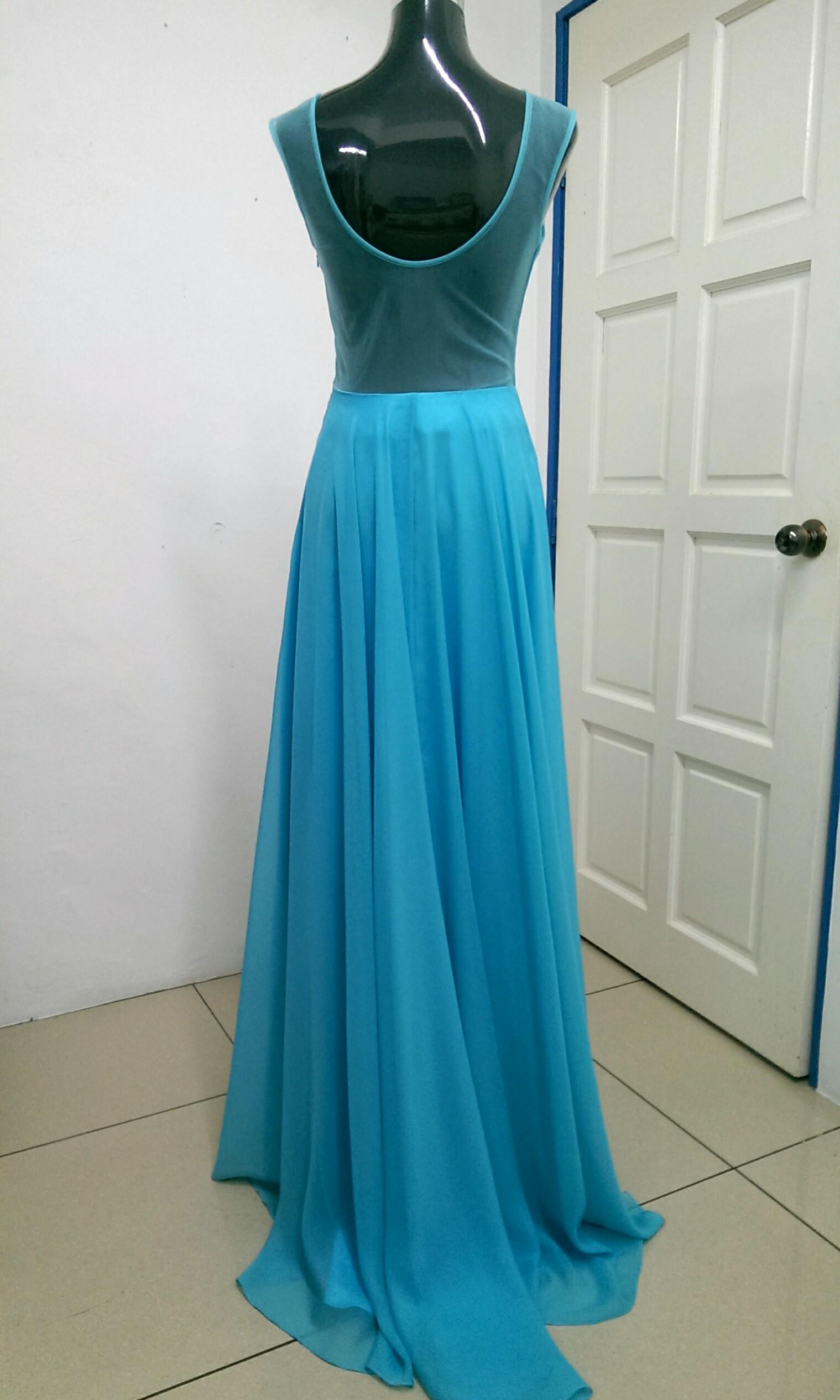 Sylvie Chain Maxi Dress - Aquamarine | Maxi dress, Stunning gowns, Stunning  dresses