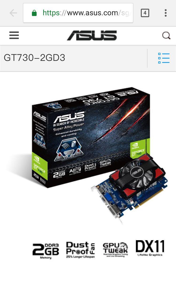 Geforce gt hotsell 730 price