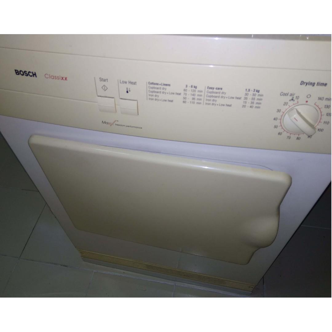 Bosch Dryer Classixx MaXX Freedom Performance (6kg), TV & Home Appliances, Washing Machines