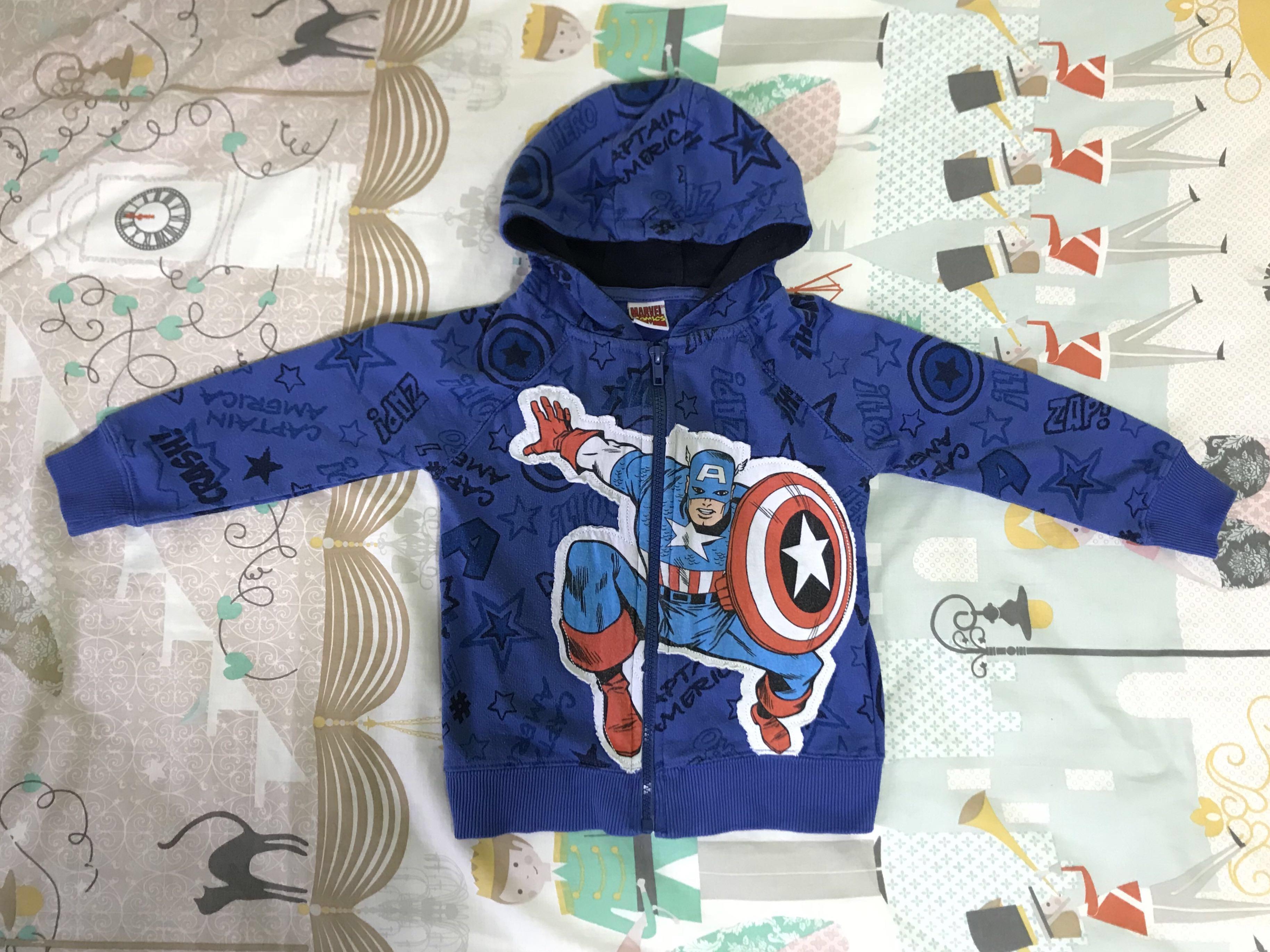 captain america hoodie toddler