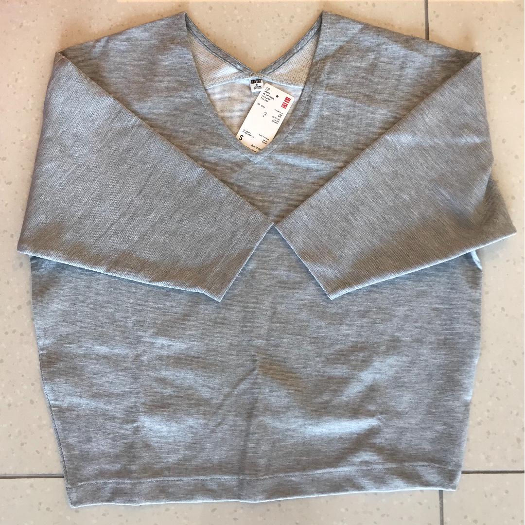 Brand New With Tags Uniqlo 3 4 Sleeve Milano Ribbed Pullover