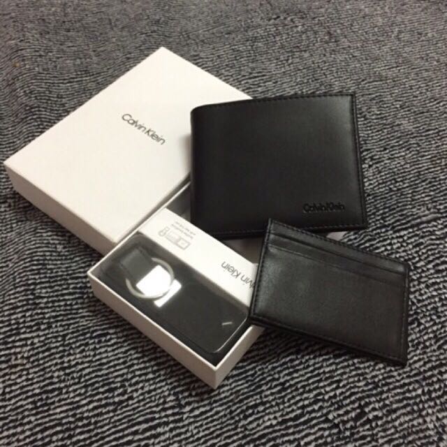 calvin klein wallet with keychain