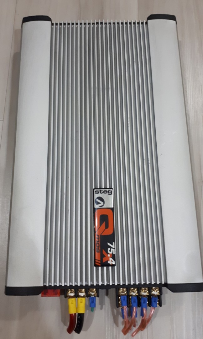 Car Amplifier - steg Qmos 75.4x for sale