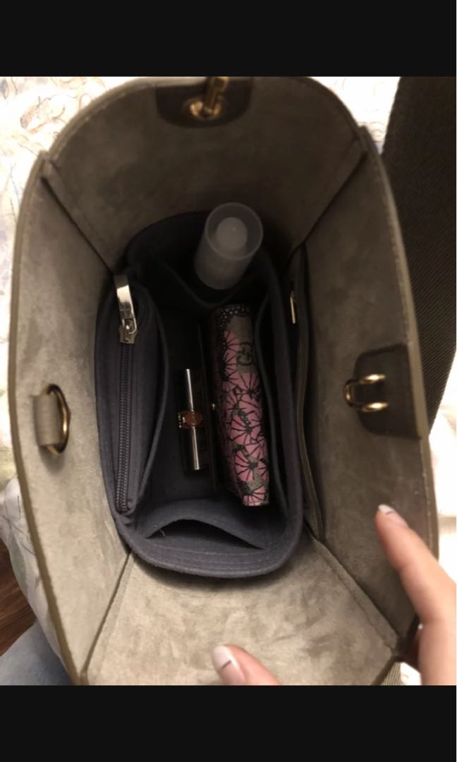 bucket bag organiser