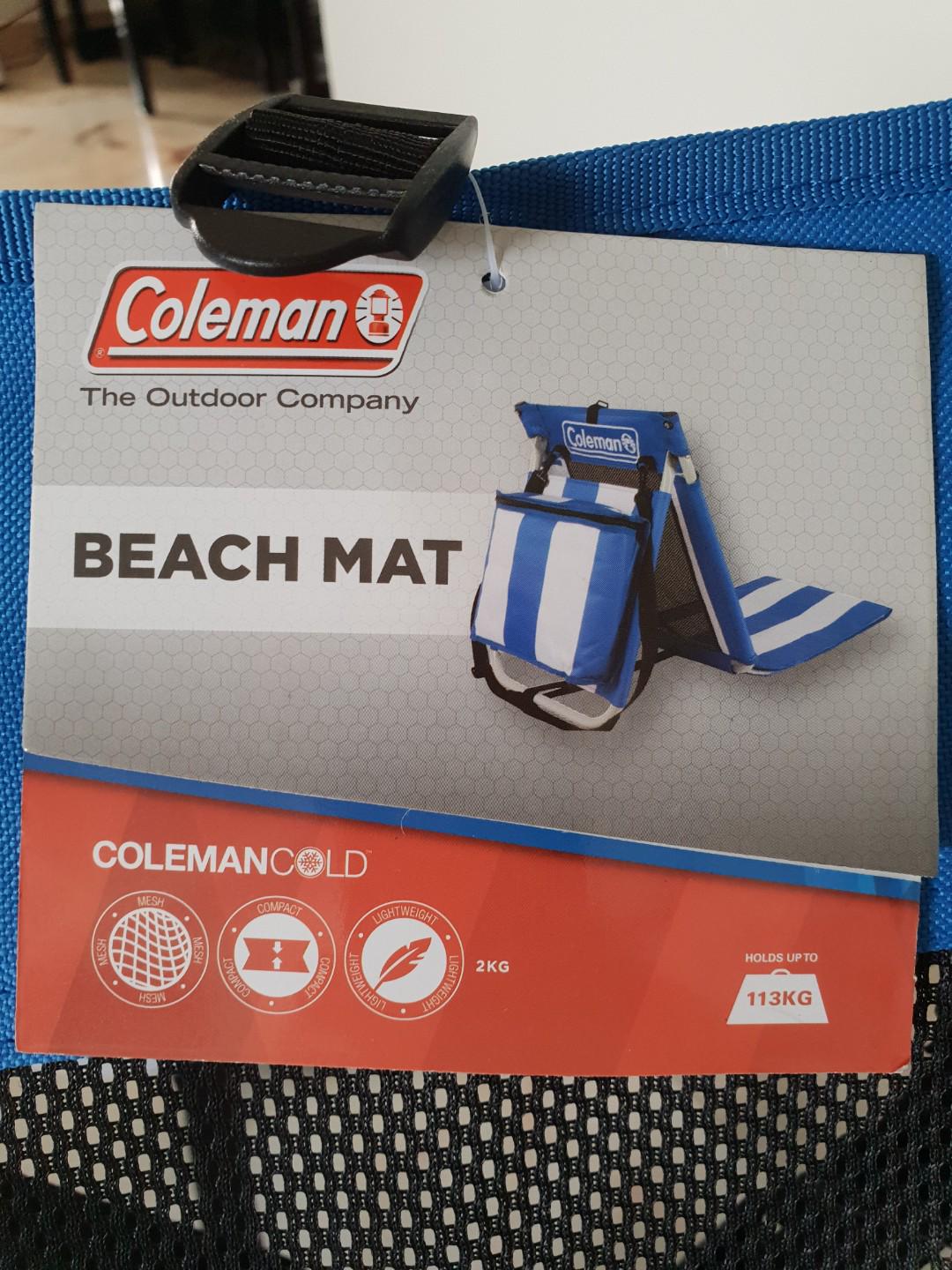 Coleman Beach Mat Travel Travel Essentials Outdoor Camping On