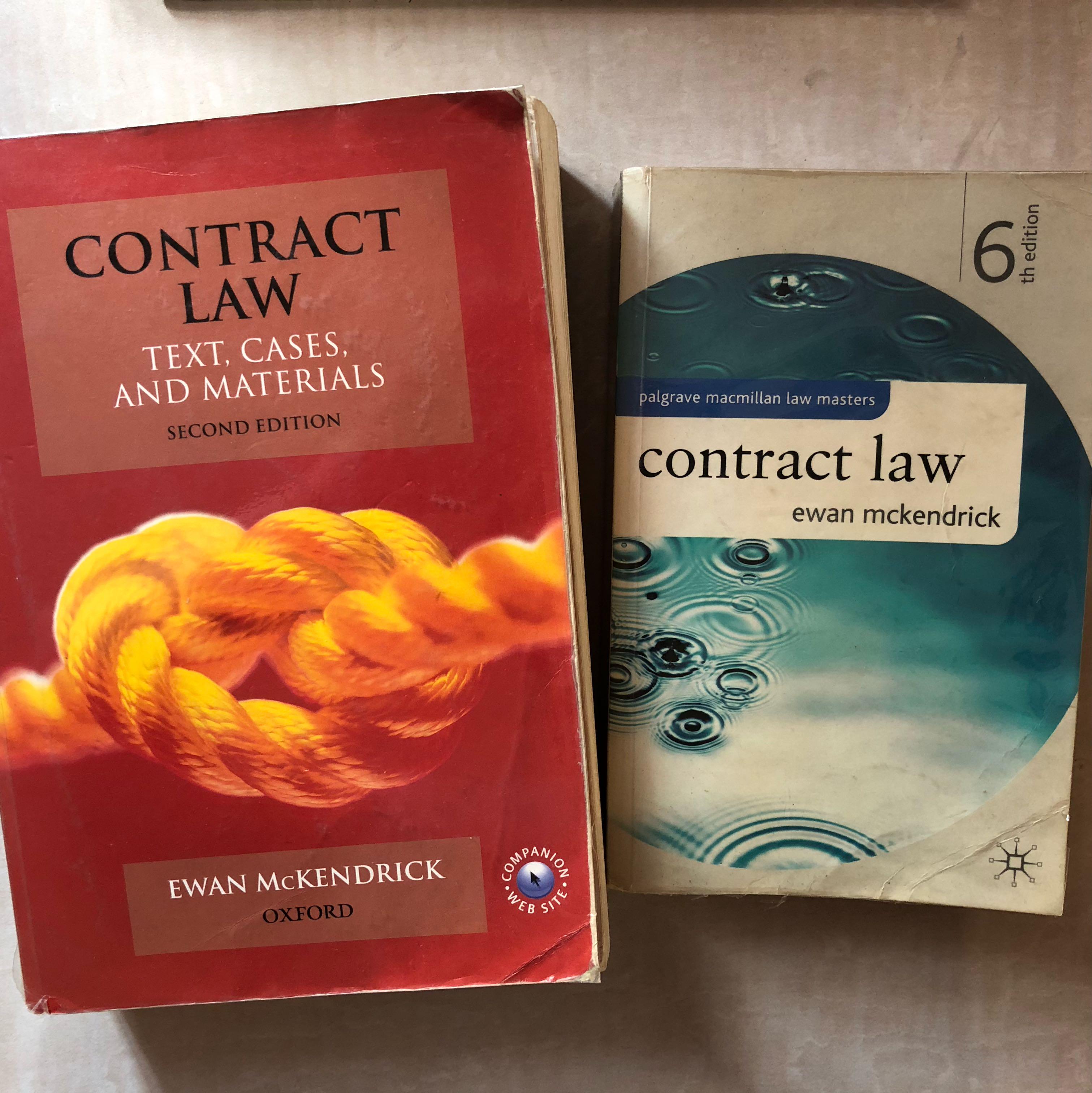 Contract Law Textbooks Hobbies Toys Books Magazines Textbooks On