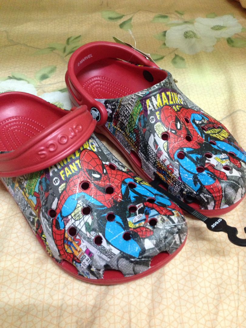 crocs spiderman marvel
