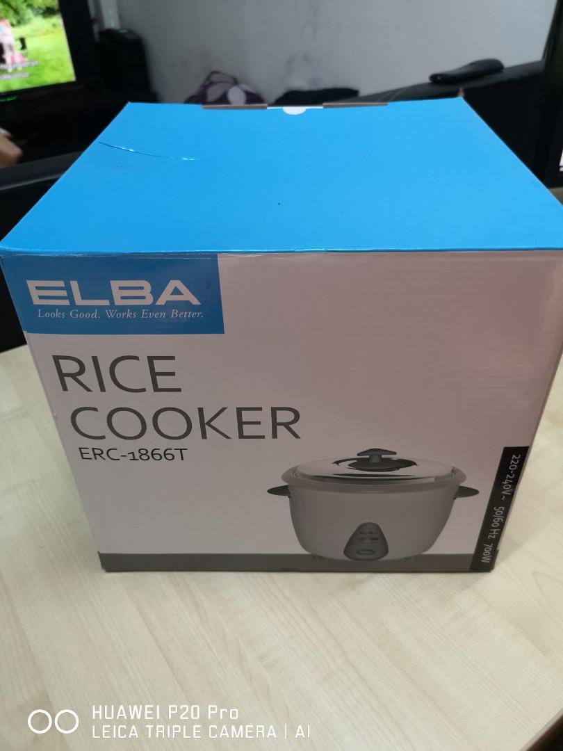 ELBA Rice cooker 1.8kg, TV & Home Appliances, Kitchen Appliances, Cookers on Carousell