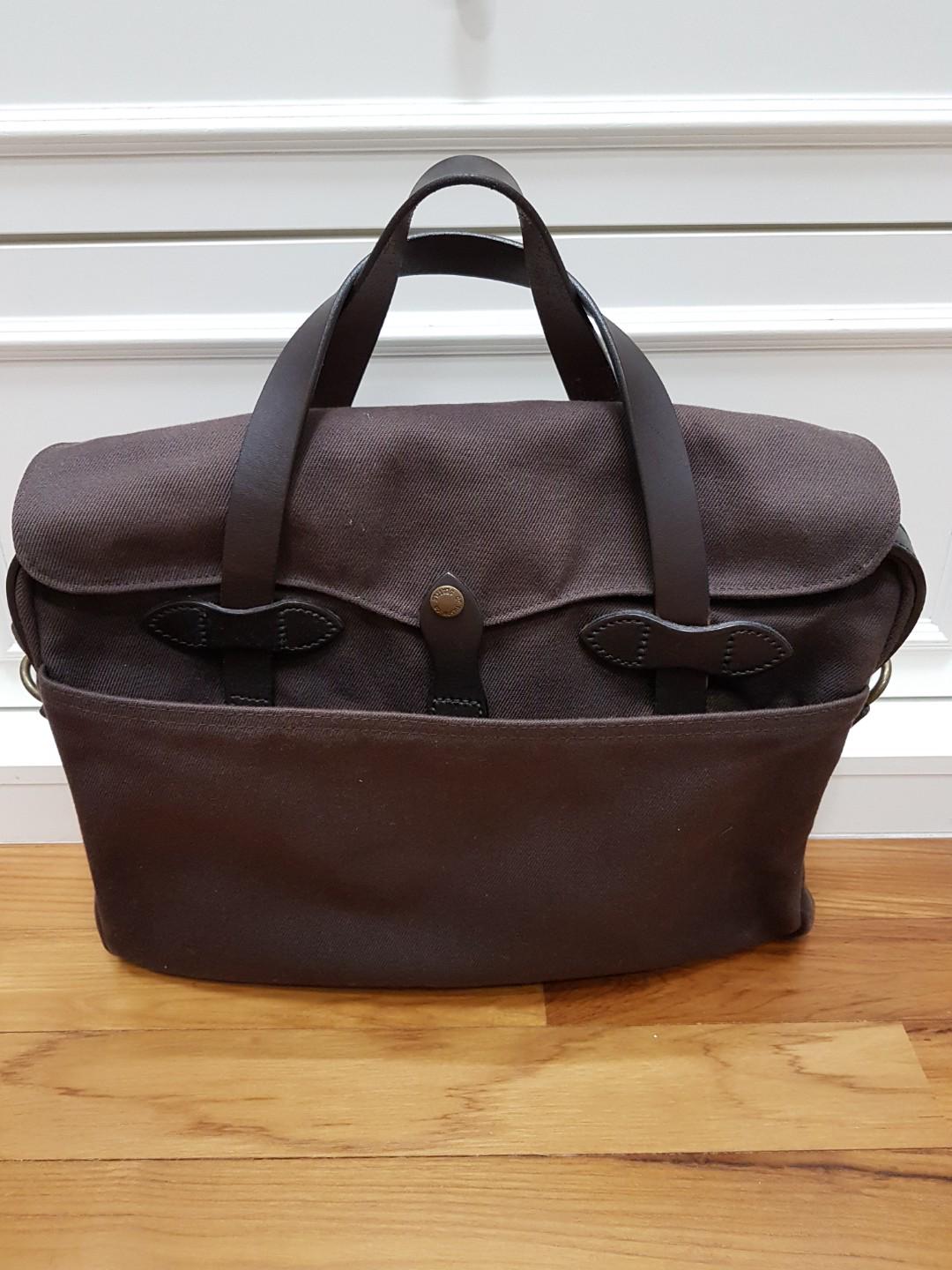 FILSON RUGGED TWILL ORIGINAL BRIEFCASE, Men's Fashion, Bags, Sling Bags