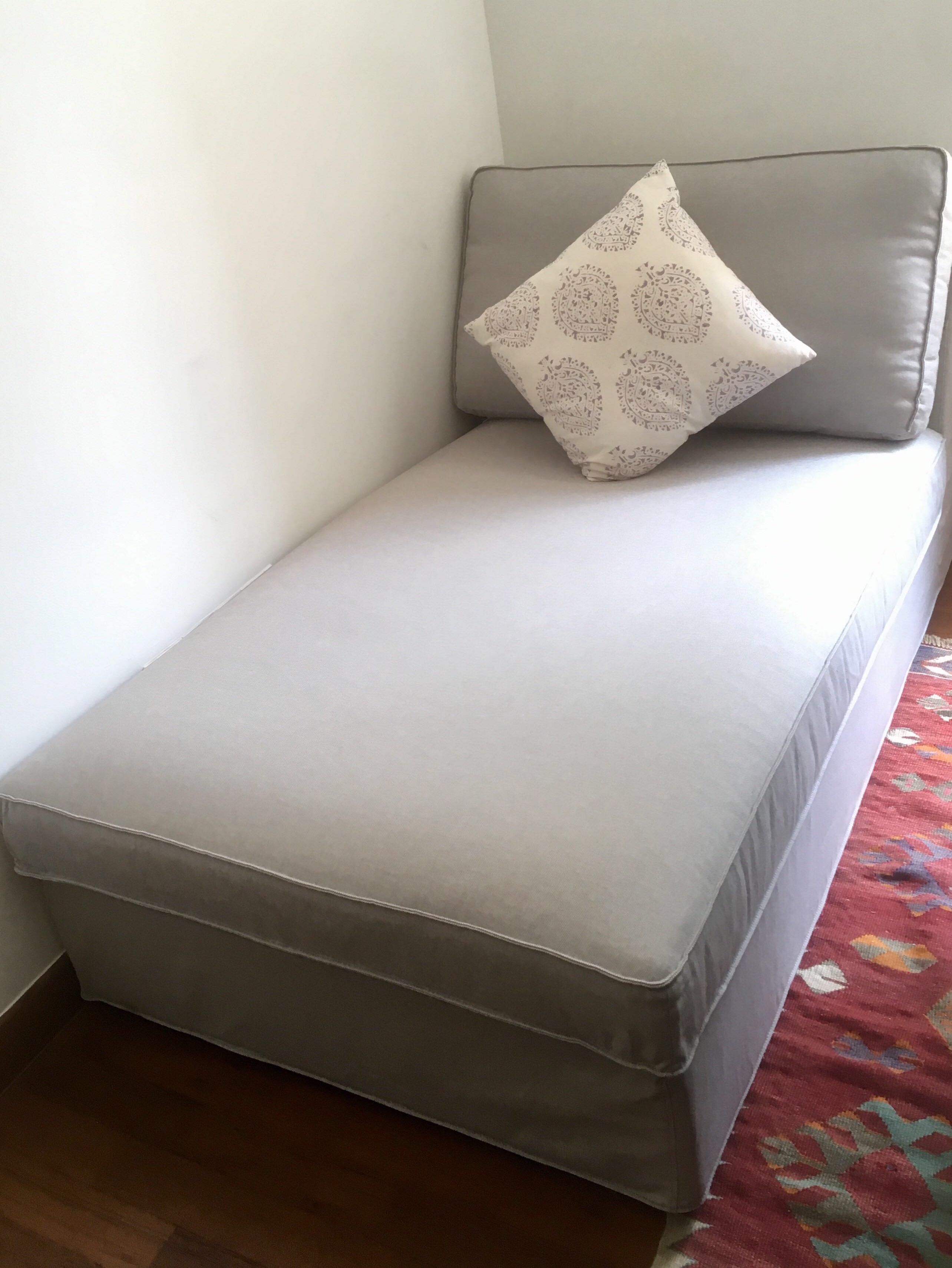 Futon sofa bed chaise longue, Furniture & Home Living, Furniture, Sofas