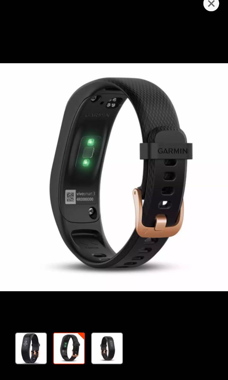 Garmin vivosmart deals 3 rose gold